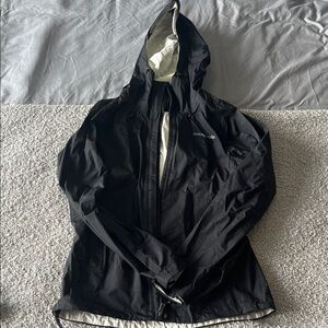Patagonia Black Hooded Raincoat